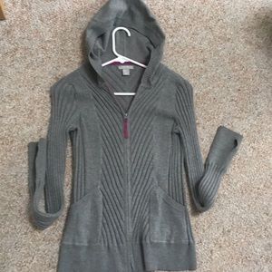 Zippered sweater